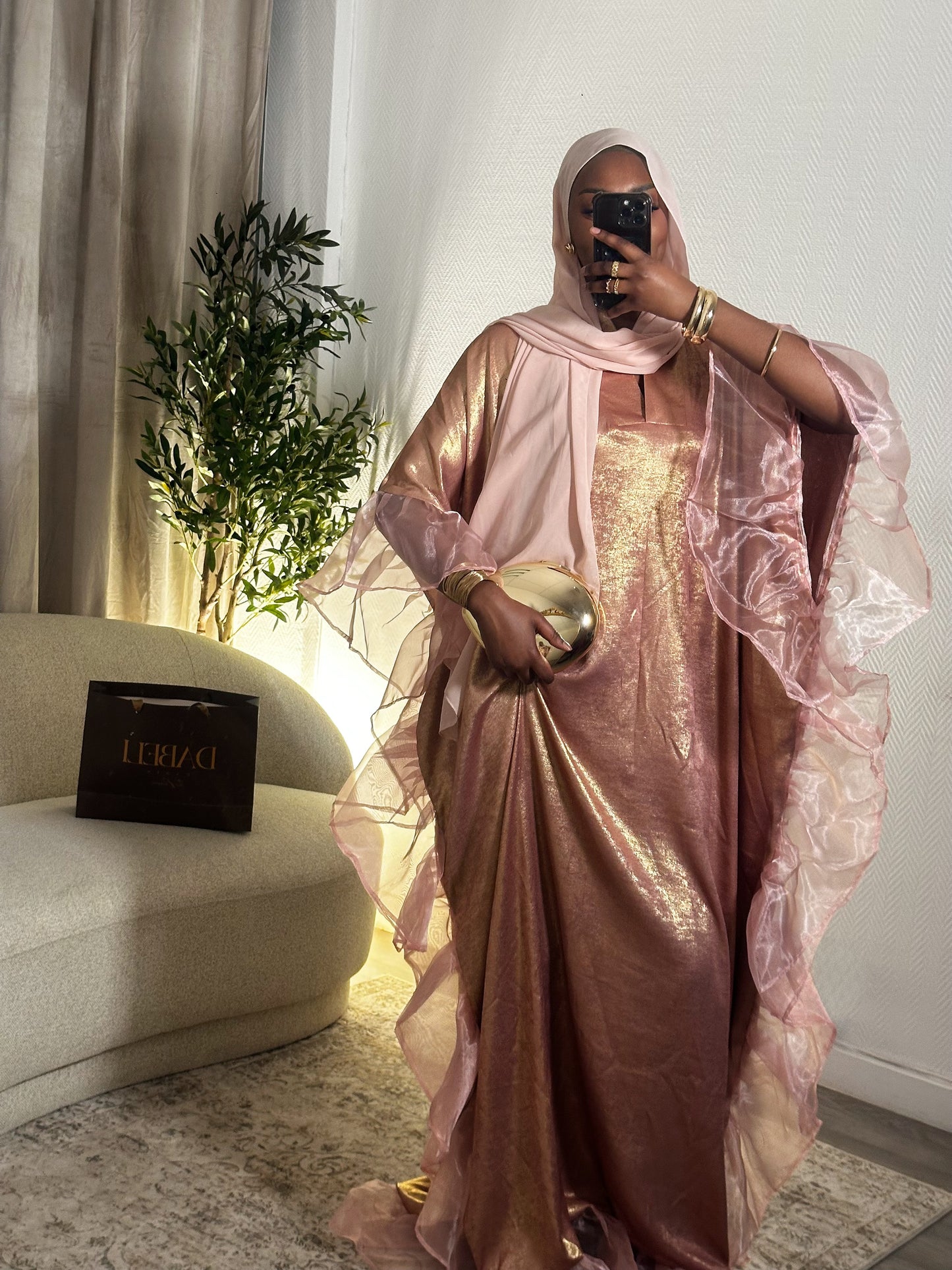 Robe Fatima - Rose bonbon