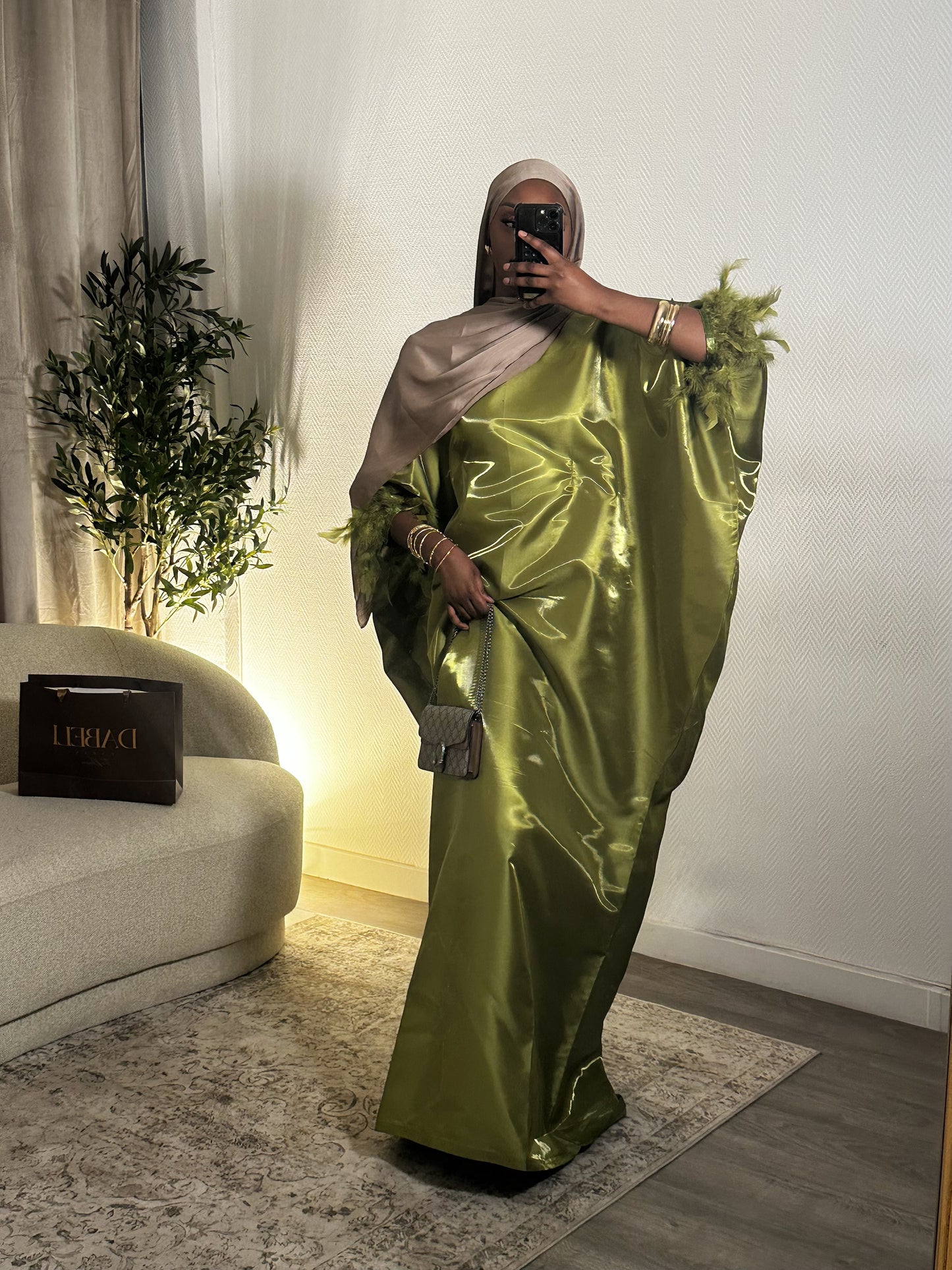 Robe Aisha - Kaki