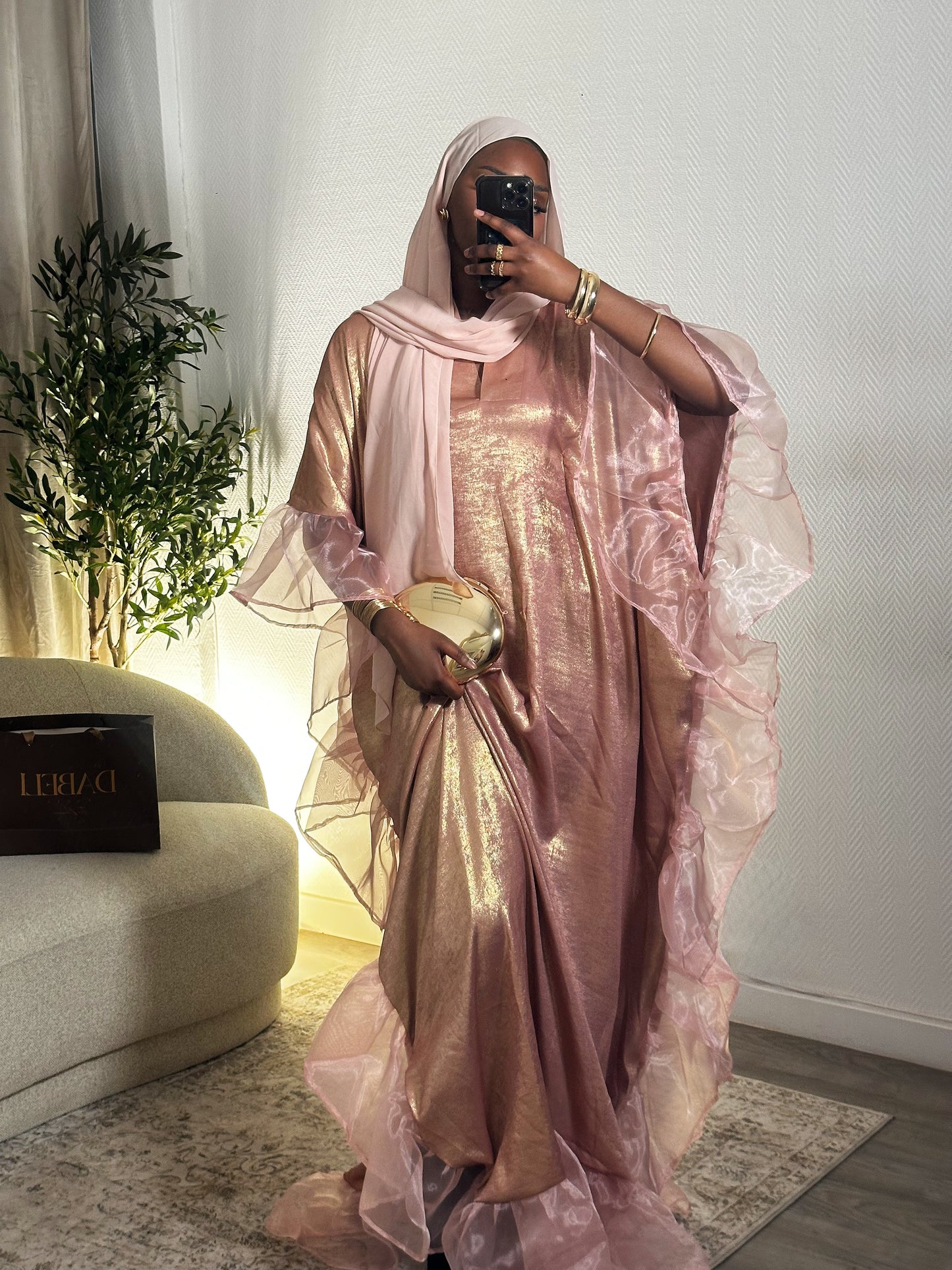 Robe Fatima - Rose bonbon