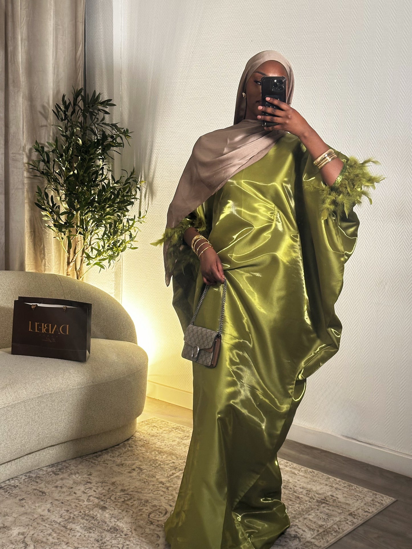 Robe Aisha - Kaki