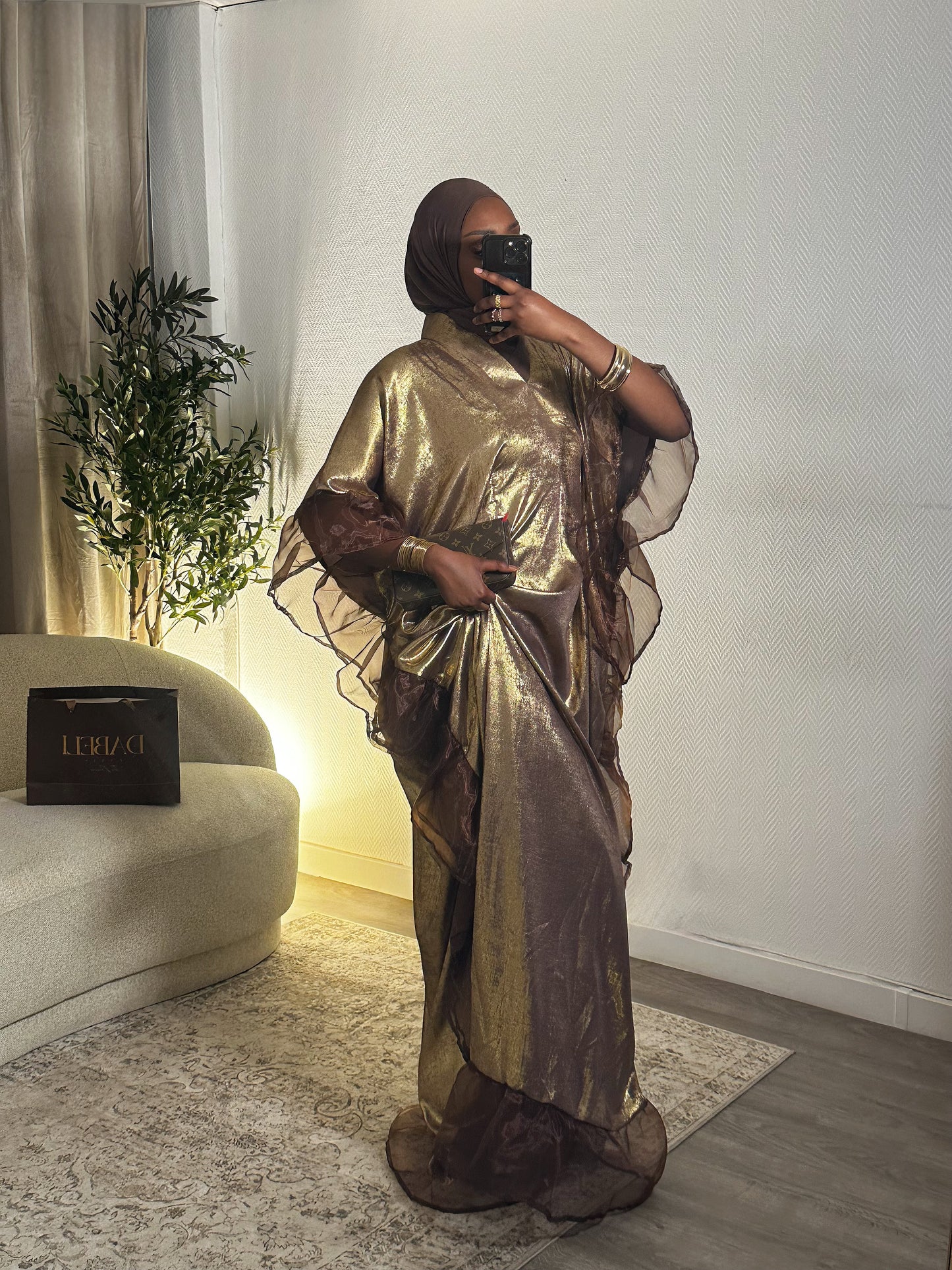 Robe Fatima - Marron
