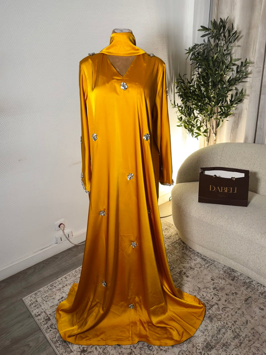 Robe Pearly - Jaune moutarde
